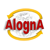 Logo da Alogna (circular).